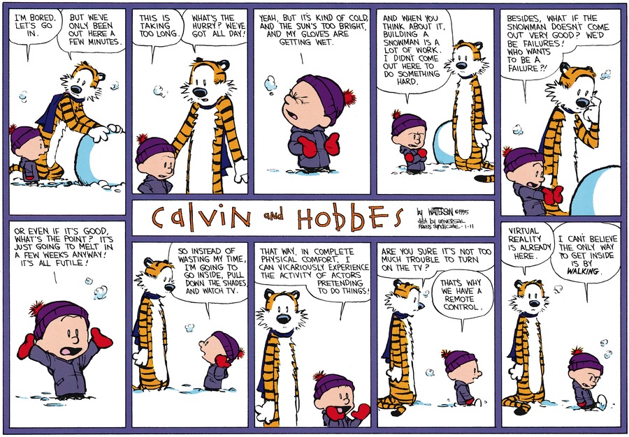 Calvin & Hobbes Hard Stuff | Inkwells & Images